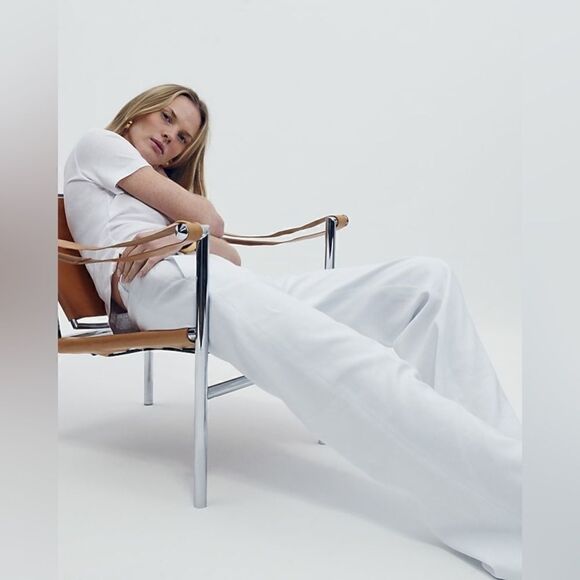 NWT J. Crew Carolina flare pant in stretch linen blend - Picture 7 of 14